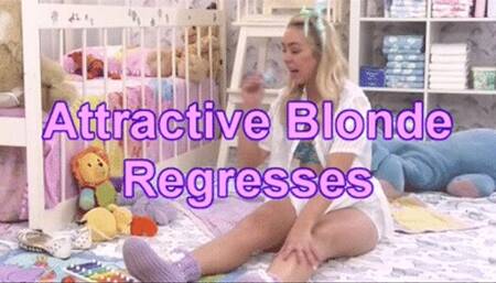 Attractive Blonde Regresses