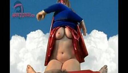 Supergirl takes you to cloud 9