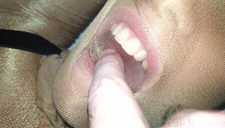 POV Nora Fox full Tan encasement nylon