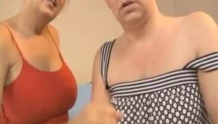 Two Mature Ladies Ask For A Cumshot