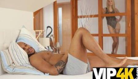 Stunning blonde forgets about husband thanks to lovers BBC