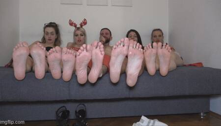 bare feet and sole size