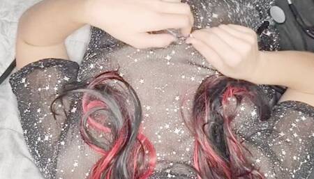 Holding a heart while you listen to mine