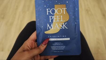 Foot Mask Vlog