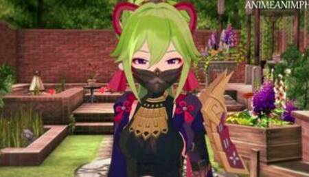 GENSHIN IMPACT KUKI SHINOBU ANIME HENTAI 3D UNCENSORED