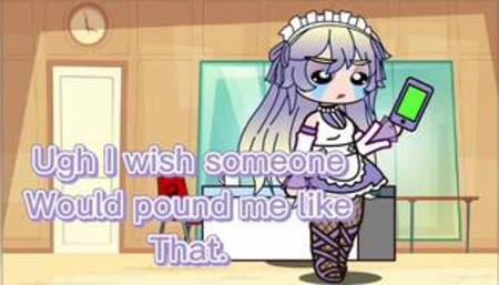 Gacha heat! Larissa and Louis Laneyyyy cafe fuck!