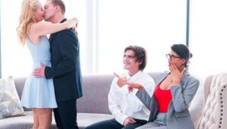 Stepmoms fucking stepsons doing foursome