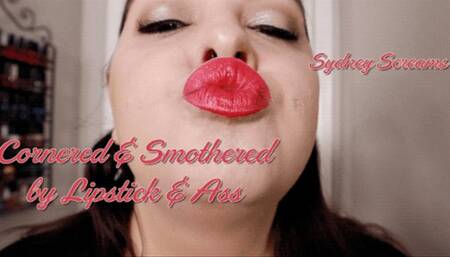 Covered and Smothered by Lipstick and Ass - A Lipstick Fetish Scene featuring Ass Smothering, Femdom POV, BBW Face Sitting, and Upskirt - 1080 WMV