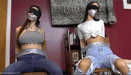 Vanessa & Zeena in: Feisty Girl Detective Discovers Her Already Nabbed Pal & Both Become Unwitting Pawns for Peril in: Mark of the GooseVille Skull! (WMV)