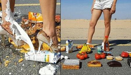 Anastasija 56 - Celebrating 100 destroyed Toy Cars with Food Crush Party WMV