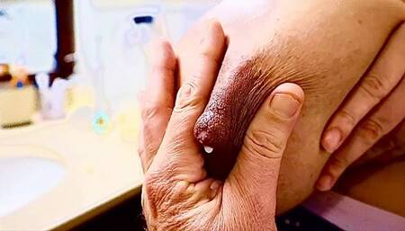 Arab milf breast milking huge tits