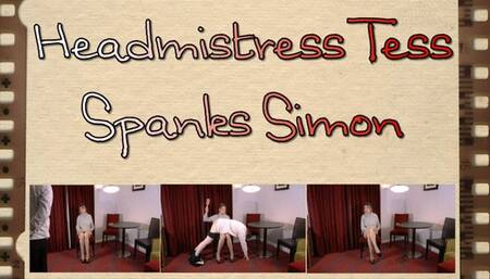 Head Mistress Spanks Simon