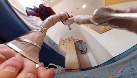 Ameli unaware shoe crush 4K VR360