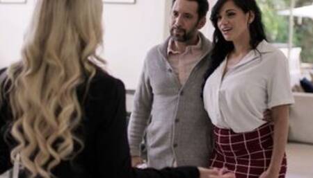 MILF real estate agent makes hubby cheat