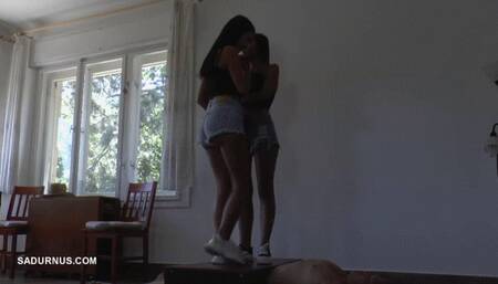 Olga and Natasa happy finish crush! mp4