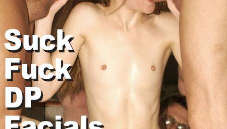 Anne Howe & Six Cocks Suck Fuck DP Facials GMDX0378