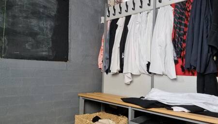 School Girl Convinces You To Wank In Changing Room
