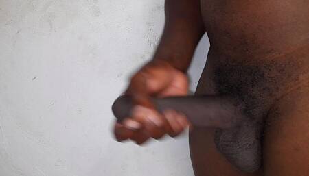 Dirty big black stick pouring milk for you you hot sow comes to suck