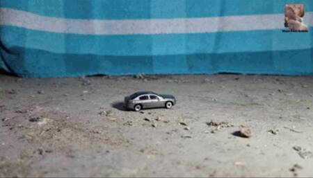 Smal cars under my heavy Clogs