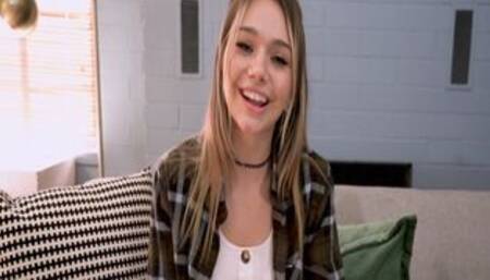 Mia Kay lets her stepbrotehr touch her perky tits