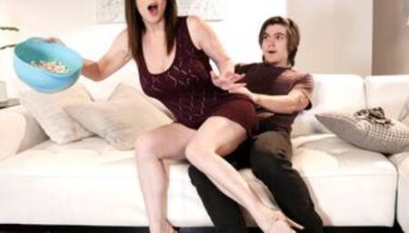 Mature MILF stepmom with 22 yo stepson