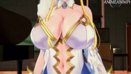 Artoria Pendragon in Bunny Suit Gives you the Time of your Life - Fate Grand Order Anime Hentai 3d