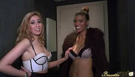 Lesbian initiation, sodomy and double penetration for our two arabs!