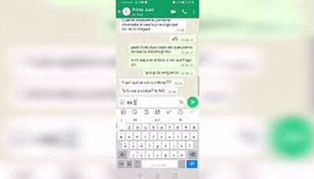 My friends Juan writes me on WhatsApp to fuck, and sends me a video