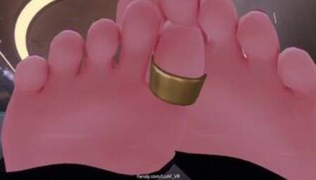 Oily Anime feet