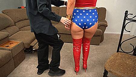 Jennifer White - Wonder Woman Becomes Super Slut - SCENE B (HD 1080p MP4)