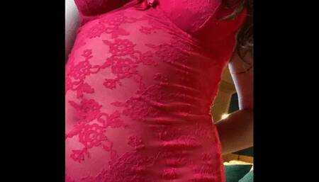 Merry Christmas!! Part 1: Scarlett Kage and Bunny reunite - lingerie, gentle femdom, sissification, pussy licking, pussy eating, female orgasm MP4