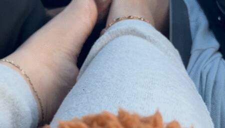 Dani feet at work