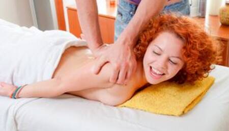 Petite Redhead Gets Railed