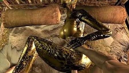 The female Argonian and Demis Episode 2