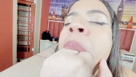 FEEL MY BIG MOUTH IN YOUR FAT FINGERS - BY THAYLA VIPER - CLIP 3 IN FULL HD