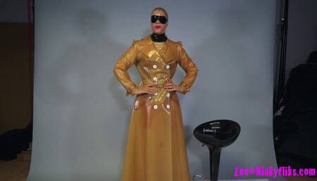 Rubber Doll Wears Her Mask