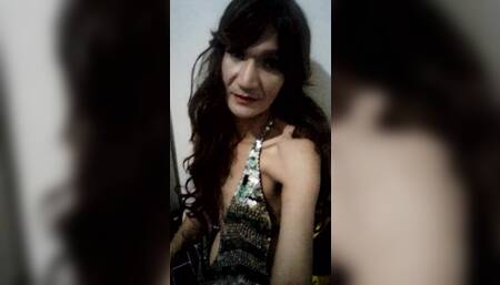 My exotic glitter dress