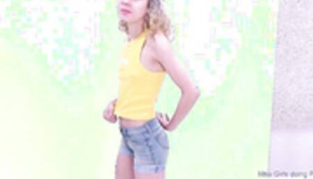 Cute 19 yo Teen clinches as she gets fucked