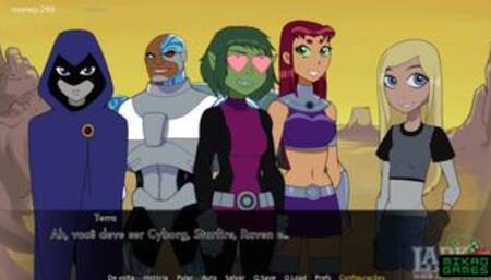 [Gameplay] Teen titans ep 18 Conhecendo Terra a Novinha Loira