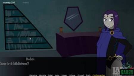 [Gameplay] Teen Titans ep XVI Raven ficou nua na minha frente e nos beijamos