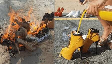 Anastasija 57 - Insane Shoe Destruction