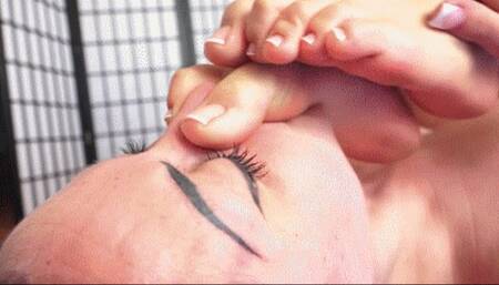 RED And BLACK - ENJOY MY FEET IN YOUR PATHETIC FACE! - ULTIMATE FOOT SMOTHERING 720p