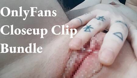 OF Clip Bundle: Boy Pussy Closeups