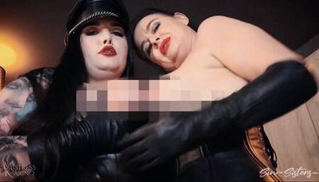 You can only watch in chastity and dream about us