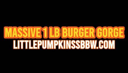 Massive 1LB Burger Gorge