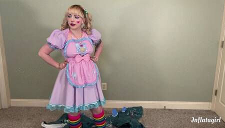 Kinky Kawaii Clown Inflatable Dino Fun