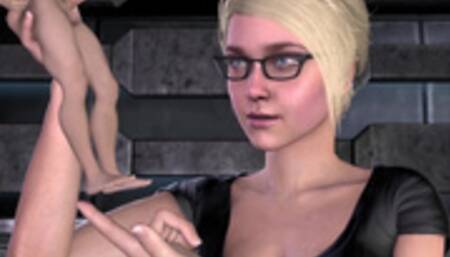 Supergirl Makes Tiny Superman her Tickle and Sex Toy