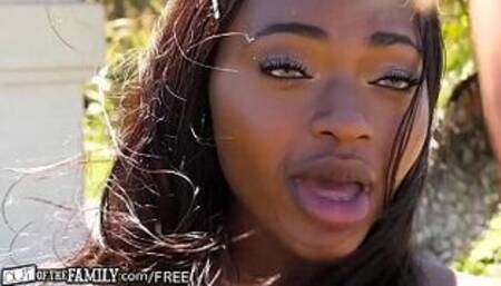 Noemie Bilas Pounded by Military Step-Daddy!