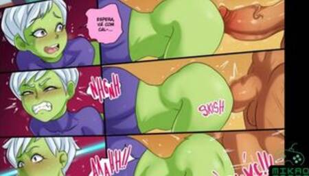 [Gameplay] Brooly x Cheelai, Primeira vez de Brooly DBZ parody