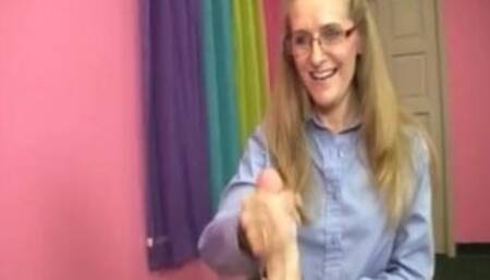 Horny Blonde Milf Loves This Young Cock